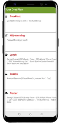 Vedique Diet android App screenshot 1